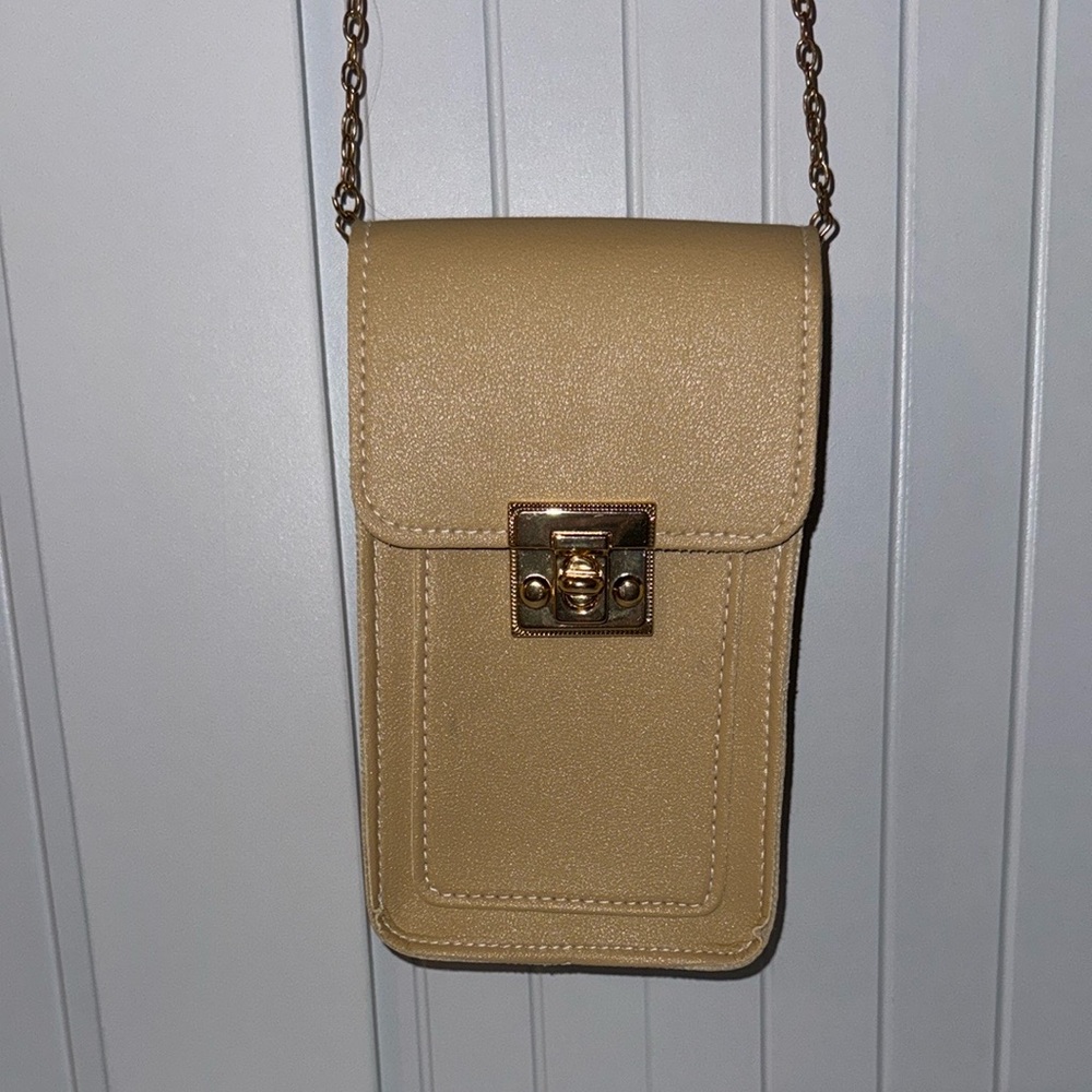 Elegant Tan Crossbody Bag